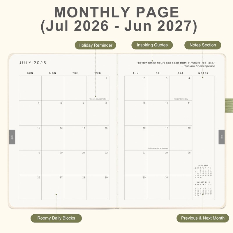 And Per Se Academic Planner 2026-2027 – Weekly & Monthly