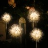 GUOCHENG Dandelion Solar Garden Lights Waterproof Outdoor LED Landscape Lights,