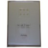 Sixtrees 2-400-57 5 x 7-inch Cambridge Narrow Rim Solid Brass Silver Plated Photo Frame