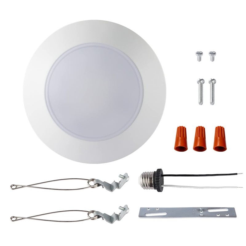 GREENLUX 7.5" Flush Mount Led Disk Light,2700/3000/3500/4000/5000K Adjustable Surface Mount