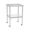 Chingoo Stainless Steel Table with Wheel Caster 24 x 24