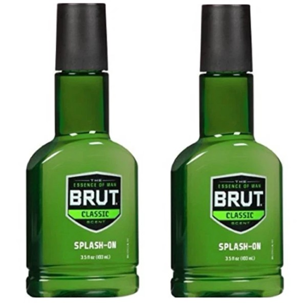 BRUT Splash-On Signature Scent After Shave Fragrance for Men 3.5