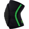 Erima Unisex Elbow Brace, Black (Black / Green), L