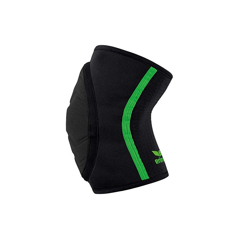 Erima Unisex Elbow Brace, Black (Black / Green), L