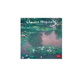 Legami - Wall Calendar 2026, Claude Monet, Small Wall Calendar, 12 Months and Yearly Planner, in 6 Languages, Space for Notes, Zodiac Signs, International Holidays, 18 x 18 cm