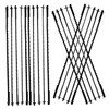 Gadpiparty 24pc Woodworking Hacksaw Blades Cutting Blades for Metal and