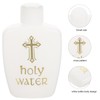 Mobestech 6Pcs Easter Holy Water Bottles Plastic Containers for Baptism
