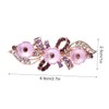 Healvian 2pcs Pearl Flower Hair Clip for Wedding Creative Bow