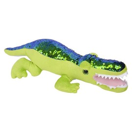 Adventure Planet Reversible Mermaid Sequins Alligator 19" Plush