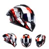 AceRide Full Face Modular Motorcycle Helmets Dual Visor Flip up