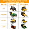 Zero Turn Mower Cover with Bagger Attachment,Waterproof Heavy Duty Fits