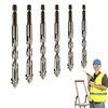 6-Piece Sawtooth Drill Bit 4/5/6/8/10/12 mm Drill Bit with 4