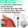 Adefol CS-370 CS-400 Chainsaw Chain Brake & 3/8" 7T Sprocket