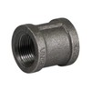 SUPPLY GIANT CNMS0100 1" Black Malleable Iron Straight Left/Right Coupling,