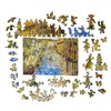 Wooden Jigsaw Puzzle for Adults - Uniquely Shaped Pieces -