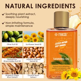 150 ml Tanning Sun Oil, Tanning Accelerator, Tanning Oil, Moisturising Sun Protection and Tanning Accelerator, Tanning Oil for Fast Intense Tan