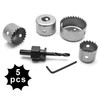 Aracombie 4PCS 1-1/4 Inch to 2-1/8 Inch Hole Saw Kit