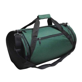 Travel Sports Gym Duffel Duffle 18" Round Roll Gear Work Out Bag - Green