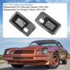 JDMSPEED Door Handle Style Interior Bezel Cup Set Replacement for