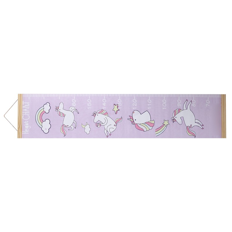 Kid's Growth Chart Removable Hanging Wall Decor Height Measuring Ruler