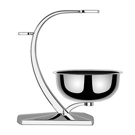 GRUTTI Shaving Stand Kits for Men, Universal Heavy Stainless Shaving Brush Stand Holder with Shaving Bowl-The Best Safety Razor Stand, for Place Manual Razor, Blades, Shaving Brush, Shaving Bowl