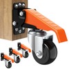 Ronlap Workbench Casters Wheels Kit 720 Lbs Capacity Retractable Casters
