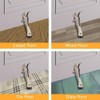 Gotega Door Stopper, 1/2/4 Packs Kickdown Door Stop with One