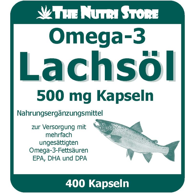Omega 3 Salmon Oil Capsules Pack of 400