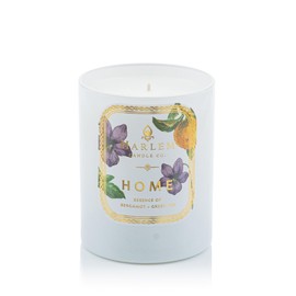 Harlem Candle Company Home Luxury Candle, 11 oz White Glass Jar, Double Wick, Soy Wax, Gift Box, Bergamot, Jasmine, Sandalwood, Mandarin Orange and Green Tea Leaves