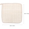 Toalla exfoliante de lino beige WEKAMOS 8XLVGGYL12SE25307GHCN para cuerpo y