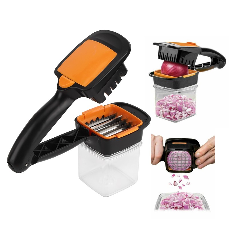 5 in 1 Multifunction Vegetable Cutter Fruit Salad Garlic Chopper