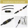 IP68 Outdoor Waterproof Junction Box Electrical Cable Connector, Easy to