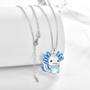 Dreamboat Axolotl Necklace for Women 925 Sterling Silver Moonstone Axolotls