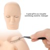 Lash Mannequin Head, Practice Training Head for Make Up and