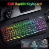 AULA Gaming Keyboard, T102 104 Keys Gaming Keyboard and Mouse