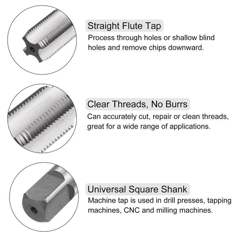 QUARKZMAN 2 Piece Tap and Die Set, 7/8-14 UNF Left