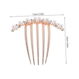 VICASKY Elegant Chinese Style Hair Comb and Rhinestones for Weddings and Bridal Accessories Delicate Floral Design for Hair Styling