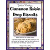 Cinnamon Raisin Biscuits in Cloth Gift Bag