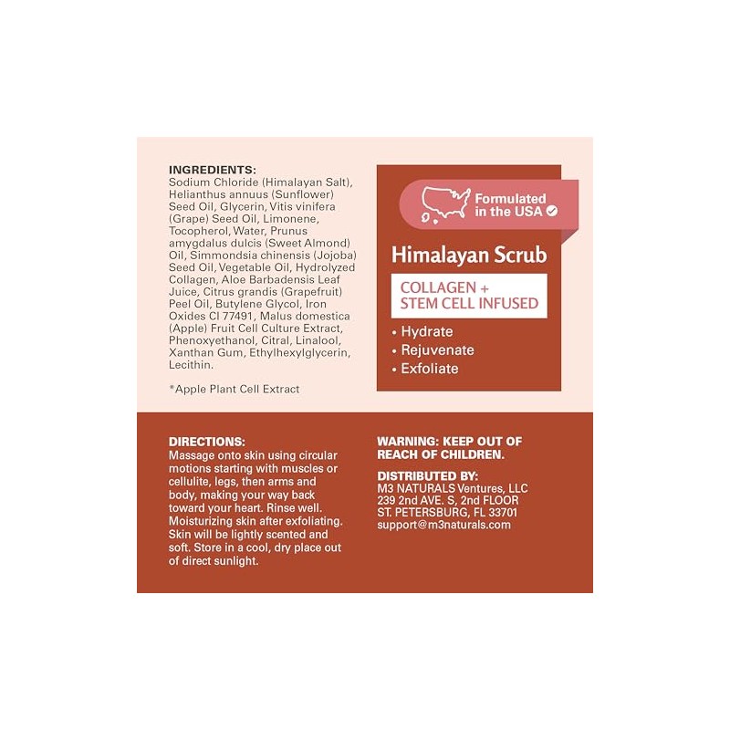 Himalaya Salt Scrub Exfoliante Corporal de Sal del Himalaya con