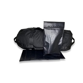 Ascend Workout Sandbags for Fitness â 30-35 LB Sand Bags Heavy Duty â Medium Sized Sand Bag with Sturdy Handles â Ideal for Military Training, Cardio, Strength, Muscle Building (Medium, Black, 125)