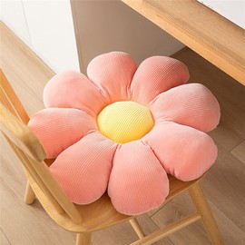 Zabuton Cushion, Thick, Chair Pad, High Resilience, Circular Cushion, Disperses Body Pressure, Stylish, Body Pillow, Four Seasons, Can Be Used on Both Sides, Office, Home Decoration, Home Decoration,