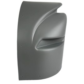 Box Truck Corner Cap LH Roadside, 13.75 x 8.75 inches, Compatible with Supreme Truck Body 2018+, Cross Ref 116991