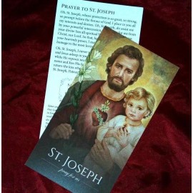 Saint Joseph Jesus St Joseph Christ Child FAMOUS ST JOSEPH PRAYER yr. 15 AD