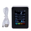 White Infrared CO2 Detector Realtime Reading Accurate Carbon Dioxide Temperature