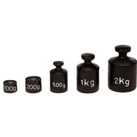 Betzold - Cast Weight White Labelled Weight for Scales, Bar Scales, Apothecary Scales