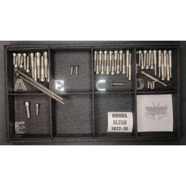 Stainless Cycle Honda Xl250 1972-1976 Stainless Bolt Kit Engine Set Xl 250 Polished