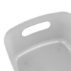 NAMYEUT Pack of 10 Grey Plastic Storage Baskets, 24.5 x