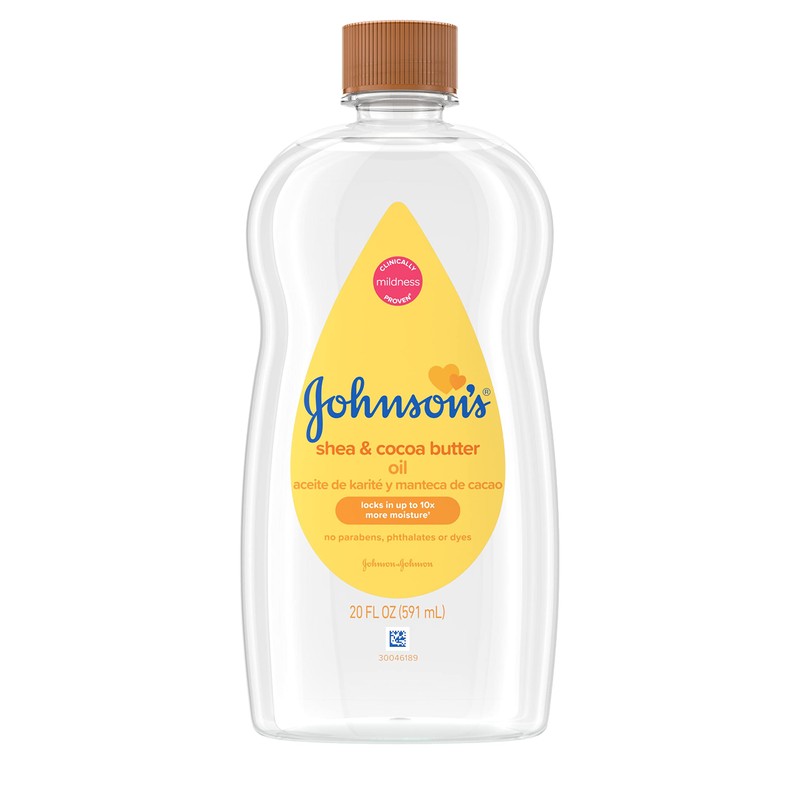 Johnson's Baby Oil With Shea & Cocoa Butter, 20 Fl.