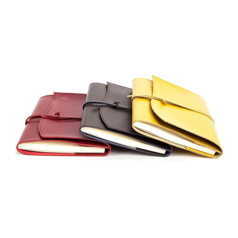 Portofino Refillable Leather Bound Journal, Made in Italy, Writing Notebook,