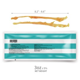 PAPILUX Turkey Tendon for Dogs, Hypoallergenic, All Natural Easily Digest Dog Chew Treat